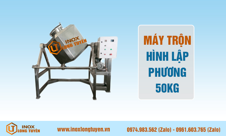 Máy trộn hình lập phương 50kg