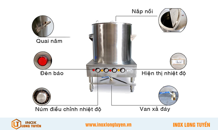 Nồi nấu phở 150 lít